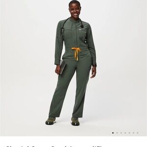 Figs cargo jumpsuit long sleeve.